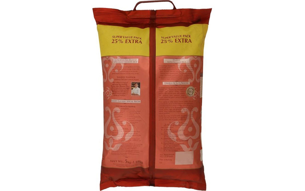 Daawat Super Basmati Rice    Pack  5 kilogram